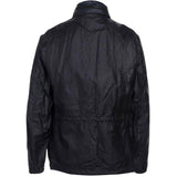 C P Company Lino Wax Medium Navy Blue Jacket