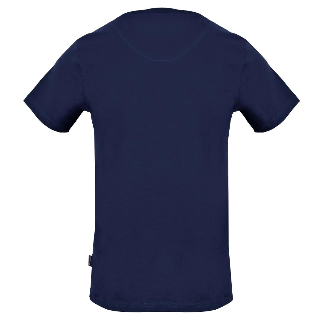 Aquascutum Mens Tsia09 85 T Shirt Blue Style Centre Wholesale