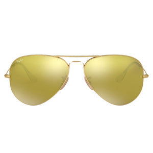 Ray Ban Aviator Light Brown Lens Gold Sunglasses