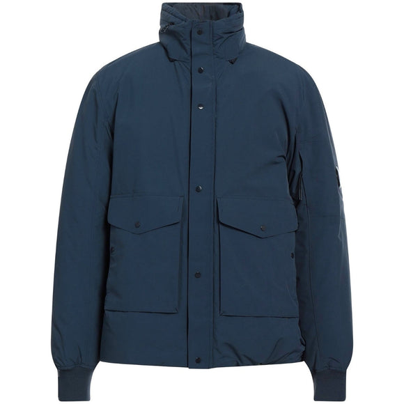 C P Company Micro M Recycled Down Jacket Total Eclipse Coat