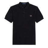 Fred Perry Black Plain Polo Shirt