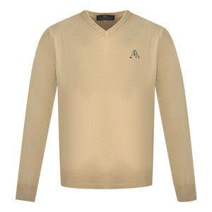 Aquascutum Mens Sweater 2036 900201 Beige