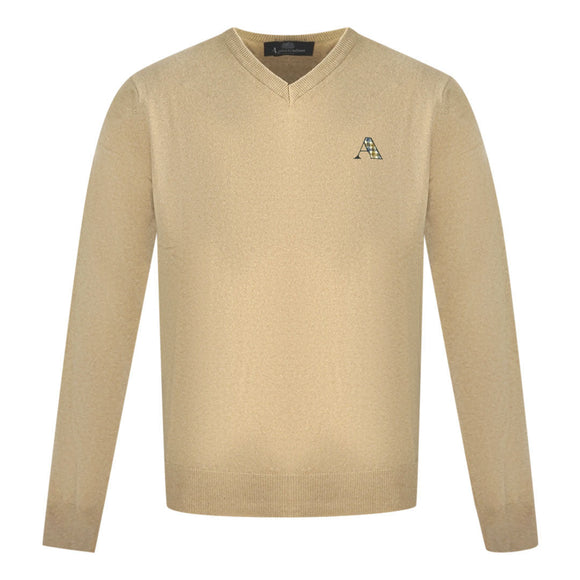 Aquascutum Mens Sweater 2036 900201 Beige