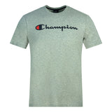 Champion Classic Script Logo Grey TShirt 209829 EM006