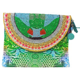 Inoa Fashion Palm Leaves Clutch Bag Womens