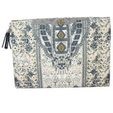 Inoa Fashion Blanco La Neve 1814 Clutch Bag Womens