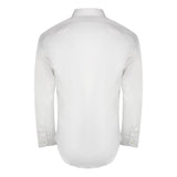 Aquascutum Plain Long Sleeve White Shirt