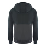 Ea7 Branded Patch Logo Black Hoodie