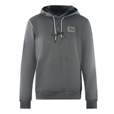 Ea7 Branded Patch Logo Iron Gate Hoodie