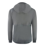 Ea7 Branded Patch Logo Iron Gate Hoodie