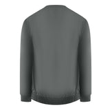 Ea7 Branded Patch Logo Iron Gate Sweatershirt