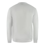 Ea7 Box Logo White Sweatshirt 3RPM60 PJ05Z 1100