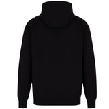 Ea7 Multi Coloured Brand Logo Black Hoodie