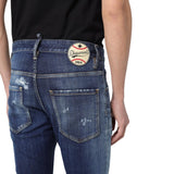 Dsquared2 S71Lb1402 S30664 470 Dark Blue Denim Pants Mens