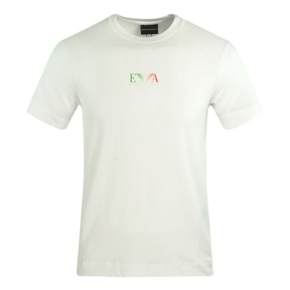 Emporio Armani Mens T Shirt 6H1T71 0100 White - Style Centre Wholesale
