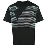 Emporio Armani Large Lettering Logo Black T-Shirt
