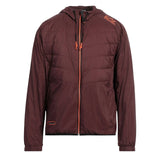 Ea7 Lightweight Hooded Bitter Chocolate Bomber Jacket - Style Centre Wholesale