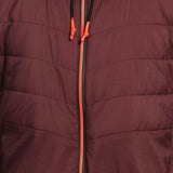Ea7 Lightweight Hooded Bitter Chocolate Bomber Jacket - Style Centre Wholesale