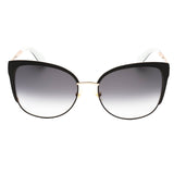 Kate Spade Genice/S 0RRC 00 Black Gold (F8 gray gradient lens) Sunglasses One Size