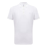 BURBERRY 8043123 Burberry Monogram Embroidered Polo Shirt White WHITE POLO SHIRT MALE XS