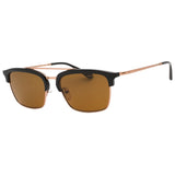 Emporio Armani 0EA4228 320173 Shiny Brown/Matte Pink Gold / Dark Brown Sunglasses One Size
