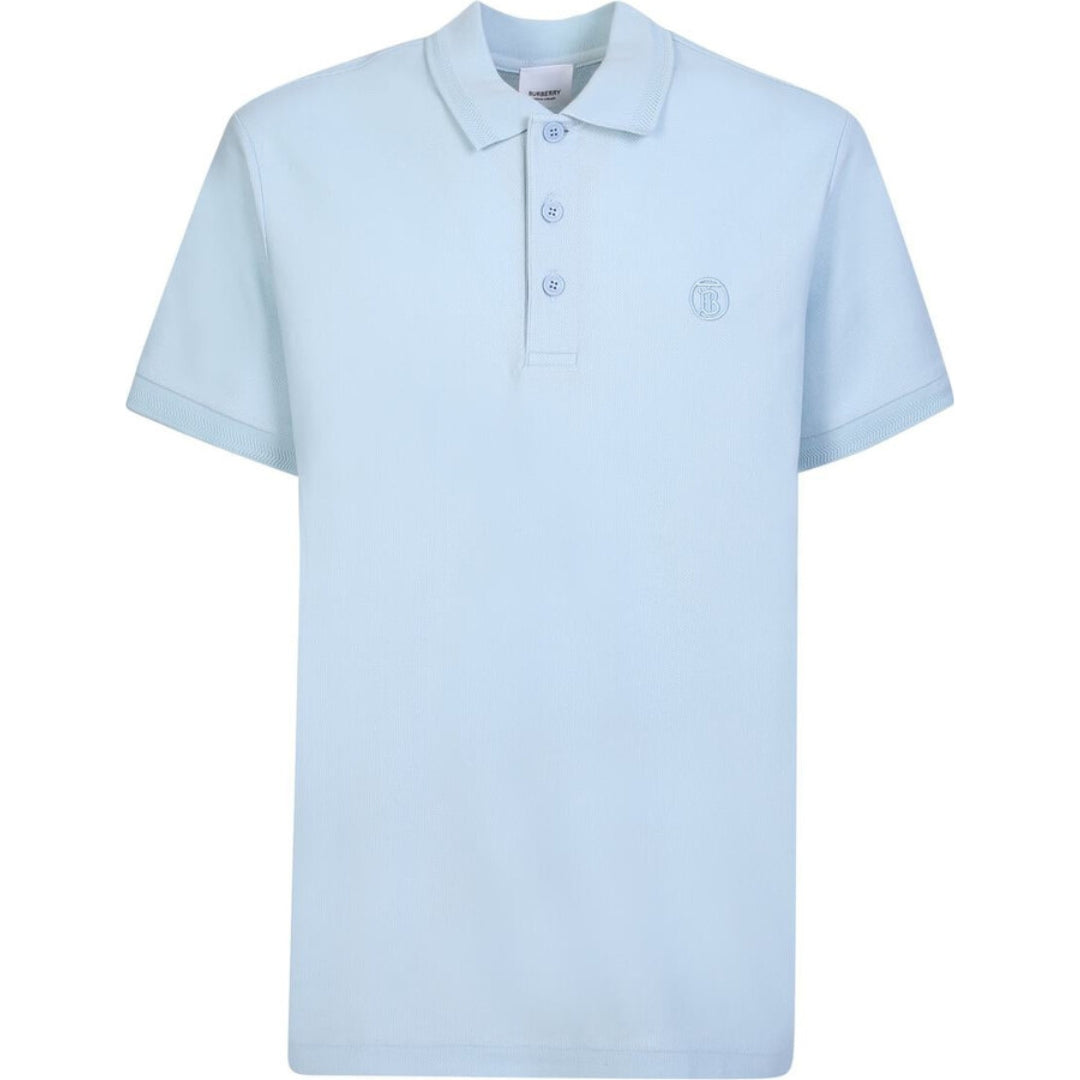 Burberry Mens Polo Shirt 8065404 Eddie Sky Blue – Style Centre Wholesale
