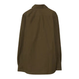 BURBERRY 8077836 Burberry EKD Cotton Shirt Military MILITARY (green) CASUAL SHIRT MALE M