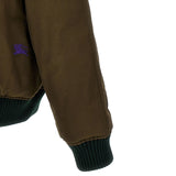 BURBERRY 8078899 Burberry Check reversible bomber jacket DEEP ROYAL IP CHECK (Green) JACKET MALE S