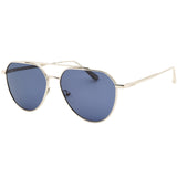 Calvin Klein Ck24100S 045 Silver/Blue Sunglasses 57X15X145 One Size
