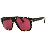 Tom Ford Ft0777 52S Dark Havana / Bordeaux Sunglasses One Size