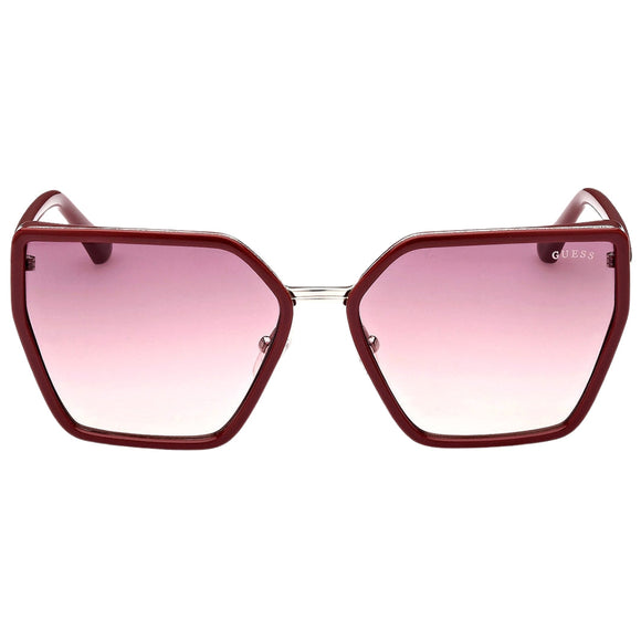 Guess Gu7871 69Z Shiny Bordeaux Gradient Sunglasses