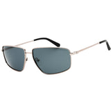 Guess Gu00088 08D Shiny Gunmetal  / Smoke Polarized Sunglasses One Size