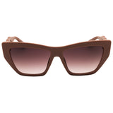 Guess GU00111 58F Matte Beige / Gradient Brown Sunglasses Female 56X14X130 One Size