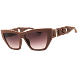 Guess GU00111 58F Matte Beige / Gradient Brown Sunglasses Female 56X14X130 One Size
