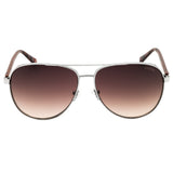 Guess GU00140 08F shiny gunmetal  / gradient brown Sunglasses 61X13X140 One Size