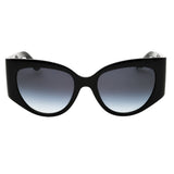 Guess GU00202 01B shiny black  / gradient smoke Sunglasses Female 54X19X135 One Size
