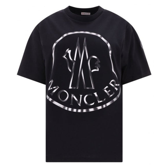 Moncler Womens 8C00024829HP 999 T-Shirt Black