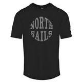 North Sails Circle Logo Black T Shirt
