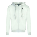 North Sails Logo White Zip Hoodie