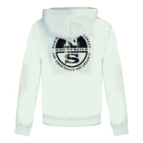 North Sails Logo White Zip Hoodie