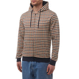 Aquascutum Active Club Check Fz Hoodie Navy S