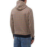 Aquascutum Active Club Check Fz Hoodie Navy S