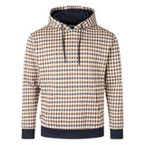Aquascutum Active Club Check Hoodie Navy S