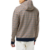Aquascutum Active Club Check Hoodie Navy S