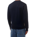 Aquascutum Active Club Check Crewneck Navy S