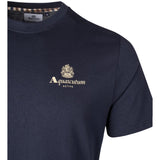 Aquascutum Active Small Logo T-Shirt Navy S