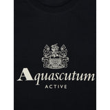 Aquascutum Active Big Logo T-Shirt Black S