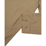 Aquascutum Active Stretch Caban Trench Coat Khaki M