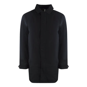 Aquascutum Active Trench Black Jk003 16 Black Trench Jacket Male