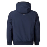 Aquascutum Active Hooded Jacket Navy Fw23 Jk008 11 Navy Blue Jacket Mens